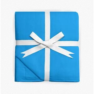 NEW CHARLIES PROJECT kid's jewel bamboo blanket in blue